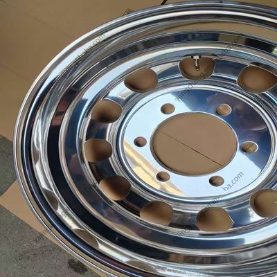 17.5*6.0 カー車用カスタマイズされた車輪のための明るい仕上げアルミニウム合金輪輪